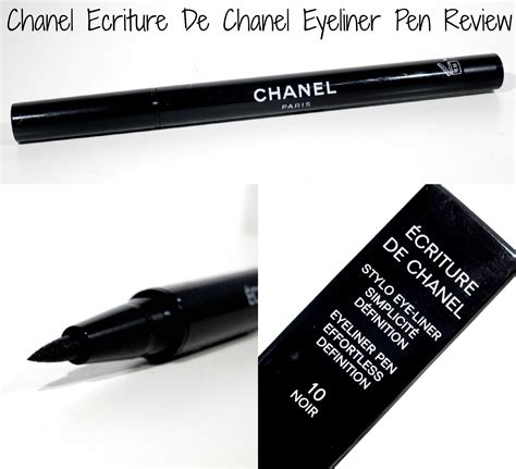 hilyner chanel noir black|de Chanel eyeliner pen.